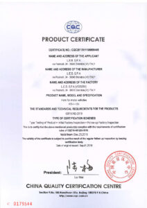 thumbnail of CQC certificate 3117_001 eng